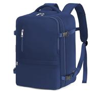 VMIKIV Mochila 40x30x20 para Ryanair 24L Mochila Viaje Cabina Avion 40x20x25 con Bolsillo Antirrobo Maleta 40x30x20 Equipaje de Mano Travel Backpack Hombre Mujer, Azul Oscuro