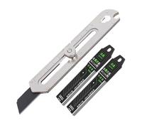 Vmiorzq Cortador Multifuncional,Herramienta Retráctil Ergonómica De Gran Resistencia,Cuchilla de Acero Inoxidable para Manualidades | Para Papel Cuero Cuerda Cartón Estudiantes Chicas Adolescentes