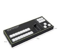 Vmix Mini Switcher Panel de Control MIDI2.0, centralita grabación vídeo, interfaz tipo C for OBS New Media Live Alta frecuencia de actualización(Switcher panel ATEM)