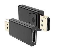 VMOJO Adaptador DisplayPort a HDMI, conector DP macho a HDMI hembra