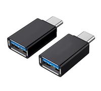 VMOJO Adaptador USB-C USB 3.1 a USB 3.0, USB tipo C macho a USB A hembra OTG adaptador para ordenador portátil, tablet y teléfono móvil (2 unidades)