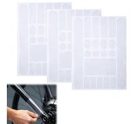 Vmoomax 3 unidades de láminas protectoras para cuadro de bicicleta, marco flexible, pegatinas protectoras para marco de bicicleta, película protectora autoadhesiva para bicicleta, MTB, bicicleta