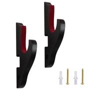 Vmoomax - Soportes de pared para Katana de madera, 2 portaespadas acolchados para Samurái con kit de montaje, expositor de espada para Wakizashi Tanto Rapier Sable Láser Espada Cosplay