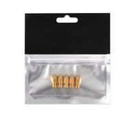 VmugDVoqb Boquilla de latón 0,2 0,3 0,4 0,5 0,6 0,8 1 mm Boquillas extrusoras Hotend 5 Piezas compatibles con Ender 3 Serie Ender 5 Serie CR 6 SE (0.6mm-5PCS)