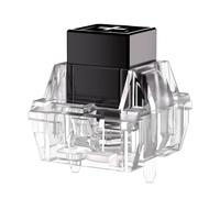 VmugDVoqb Interruptores magnéticos Ultra 0.005mm RT Estabilidad 48g RGB interruptores de Efecto Hall compatibles con Teclado magnético DUROCK Rock HE(Black Stem 63.5g)