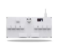 VmugDVoqb Teclado CM51 con Perilla, Copia y Pasta de Pantalla, Compatible con OSU DJ MAX, admite interruptores, interruptores magnéticos de Disparo rápido(CM51-1 White)