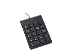 VmugDVoqb Teclado numérico USB, Teclado numérico Digital de 19 Teclas, Compatible con PC, portátil, tabletas, Contabilidad, existencias bancarias