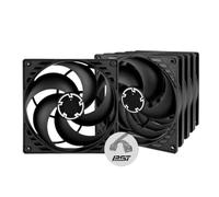 VmugDVoqb Ventilador con Caja de 140 mm con tecnología de Intercambio PWM PST Velocidad del Ventilador de Motor silencioso optimizada por presión 200-1700 RPM Compatible con Arctic P14(5 Pack Black)