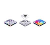 VmugDVoqb Ventilador con Cubierta de computadora 140mm 5V ARGB PWM Ventilador de refrigeración de rotación inversa Juego de 2 Compatible con Jonsbo ZA-420/140(ZA-140W)