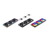 VmugDVoqb Ventilador con Cubierta de computadora 140mm 5V ARGB PWM Ventilador de refrigeración de rotación inversa Juego de 2 Compatible con Jonsbo ZA-420/140(ZA-420BR)