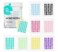VMUTGA 320 Piezas Parches para Acné, 3 Tamaños Acné Parches Estrella Impermeable Hidrocoloides Pimple Patch con Aceite Árbol De Té y Ácido Salicílico Pimple Patches Diurno y Nocturno (10/12/14 mm)