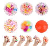 VMUTGA 6 Piezas Bolas Antiestres, Pelota Antiestres Niños Adultos, Squishy Fidget Toys, Juguetes Antiestres Squeeze para Alivia la Ansiedad y Mejora la Concentración