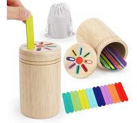 VMUTGA Juguetes Montessori 1 2 3 Años, Juguetes de Madera Clasificación de Colores Educativo Juego Montessori Juguete Educativos Cumpleaños Regalo para Bebe Niños Niñas Pequeños 1 Año 2 Años