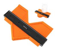 VMUTGA Medidor de contornos Duplicador 25,3 cm, Medidor de contornos con tope 10 pulgadas, Medidor de contornos grande con tope, Plantilla de contorno, Duplicador de contornos para laminado, madera