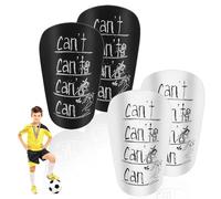 VMUTGA Sujeta Espinilleras Futbol Niño, 2 Pares Mini Espinilleras de Fútbol, Mini Protectores de Piernas para Niños y Jóvenes, Ofrece una Protección Integral para Sus Piernas