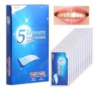 VMUTGA Tiras Blanqueadoras Dientes 28 Tiras Bblanqueador dental 14 Sesiones de Blanqueamiento Teeth Whitening Strips Eliminación Segura de Manchas dentales, Blanqueamiento Rápido
