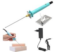 Vmxlso 10cm Cortador Poliestireno, 100-240V/18W Cortador de Espuma, Cortadora Poliestireno, Cortador de Alambre de Poliestireno Espuma de Poliestireno Grabado Arte Diy Herramienta