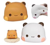 Vmxlso 2 Piezas Bubu Dudu Squishy, Cute Juguetes Antiestrés, Muñeco Antiestres, Fidget Toys para Niños Adolescentes y Adultos, Alivio del Estrés y Anxiet