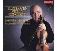 ベートーヴェン:ヴァイオリン協奏曲/「献堂式」序曲@シルヴァースタイン(vn,指揮)ユタso. (D)