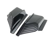 VNABIA Compatible con ADV150 para ADV 150 2019 2020 2021-2023 Alerón De Motocicleta Alerón Lateral Delantero Protector De ala De Motocross Cubierta De ala aerodinámico ala Deflector(Carbon Look)