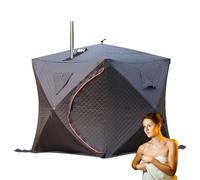 VNATWGOO Cabina de Sauna para Exteriores, Tienda de Sauna Portátil 180x180x210cm para Casa, Interior y Exterior