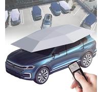 VNATWGOO Parasol AutomáTico para Coche, Carpa Plegable A BateríA, para Techo EléCtrico, 4,2 M, 4,8 M Y 5,2 M,Gray-5.2m