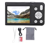 Vnbuimzls HD Digital C 68MP, Vlog C con Pantalla LCD de 2,7 Pulgadas, Zoom 16X, y, Temporizador, t Digital C para fotografía TL, Incluye batería y STO (Negra)
