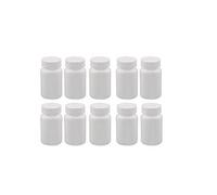 VNDEFUL 10 botellas de medicina en polvo sólido vacías, para tabletas (20 ml)