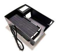 VNGBFGDFVN Cargador inalámbrico QI para Coche, 15 W, Carga rápida, reposabrazos, Soporte para teléfono, A6, C7, A7 (2014-2017)