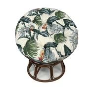 VNHGNHG Cojín Redondo Papasan, Cojín Circular Extragrande para Tumbona De Lectura, Cojines De Ratán con Forma De Huevo para Mecedora, Ideal para Muebles De Exterior Interior Jardín Patio