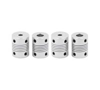 VNJUGF Acoplamientos flexibles de 5/6/6,35/8/10 mm for motores paso a paso de 17 mm, for impresoras 3D de máquinas pequeñas. wanglan(6x10mm)
