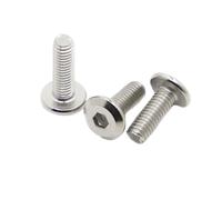 VNJUGF Tornillos de conexión for muebles Allen cabeza hueca hexagonal, grandes, planos, acero inoxidable 304, M3-M4, M5, M6, M8 x L, 5/10/20 unidades wanglan(16mm,M5 10pcs)