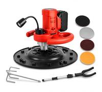 vnmudzeo Allanadora EléCtrica PortáTil para HormigóN, Motor Sin Escobillas de 2780 W, Pulidora con Doble Fuente de AlimentacióN para Alisar Paredes, para Acabados en Paredes y Suelos Set3