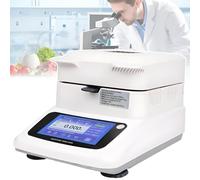 vnmudzeo Analizador De Humedad ElectróNico, 3 Modos De Secado,Legibilidad De 0,01% Medidor De Humedad De Laboratorio para Laboratorios De InvestigacióN Universitaria 0.002g