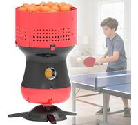 vnmudzeo Lanzador De Pelotas De Ping Pong, Control InaláMbrico, MáQuina AutomáTica De Servicio De Pelotas De Ping Pong, Giro Y Velocidad Ajustables, Capacidad para 90 Pelotas Main