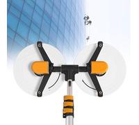 vnmudzeo Limpiador EléCtrico De Paneles Fotovoltaicos, Robot De Limpieza De Paneles Solares con Motor Sin Escobillas De 11,5, 18 Y 24,6 Pies, Cepillo Doble,C-7.5M/24.6Ft