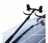 vnmudzeo Limpiador Fotovoltaico Profesional - Cepillo Eléctrico Doble Cabezal 65 cm para Mantenimiento de Paneles Solares 5.5m(18ft)