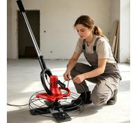 vnmudzeo Llana EléCtrica para Concreto de 1680W, 6 Velocidades (280-2800 RPM), Acabadora EléCtrica Manual para Pisos de Cemento, para Tratamiento y Enlucido de Paredes