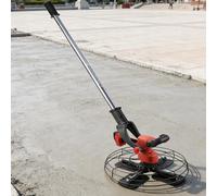 vnmudzeo Llanadora Manual para Paredes De Cemento, Motor Sin Escobillas De 40-300 R/Min, Llana EléCtrica para Enlucido De Mortero De Cemento Y Concreto, para Estacionamientos De FáBricas. 20000mAh