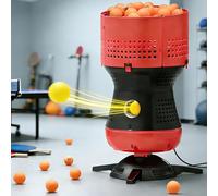 vnmudzeo MáQuina AutomáTica De Entrenamiento De Ping Pong, Almacenamiento ExtraíBle para Pelotas, Lanzador Ligero De Tenis De Mesa, Ideal para Gimnasios En Casa Y Escuelas Main