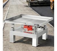 vnmudzeo Mesa Vibratoria De HormigóN - Carga De 10 Kg, 35 X 35 Cm, Compacta, De Acero Inoxidable, 50 W, Banco De Pruebas con Plataforma Vibratoria EléCtrica 35x35cm(13.8x13.8)