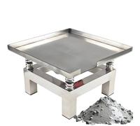 vnmudzeo Mesa Vibratoria EléCtrica De PrecisióN, Amplitud De 1-3 Mm, Plataforma Vibratoria De Acero Inoxidable, para Pruebas De Laboratorio Y PreparacióN Precisa De Muestras 35x35cm(13.8x13.8)