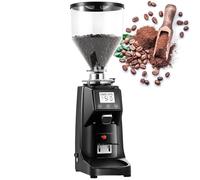 vnmudzeo Molinillo De Café Profesional De Muelas Planas De 1500 Ml, 19 Niveles De Molienda, Molinillo EléCtrico De Café Expreso De 200 W, para Tiendas De Conveniencia Black