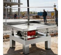 vnmudzeo Plataforma Compactadora De Acero Inoxidable, 35 X 35 Cm, Mesa Vibratoria De Concreto, Banco De Pruebas Vibratorio PequeñO, Capacidad De Carga De 10 Kg Upgrade