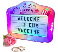 vnmudzeo Presentador De Botellas Led PortáTil, Tarjetas Intercambiables, 7 Modos De Luz, Letrero De Servicio De Botellas para Clubes VIP, Tablero De VisualizacióN Led Profesional