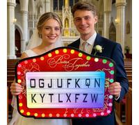 vnmudzeo Presentador De Letras Led para Botellas, con 124 Tarjetas Intercambiables Y 2 Fuentes De AlimentacióN De 4000 Mah, Letrero Ligero VIP para Servicio De Botellas