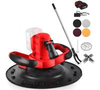 vnmudzeo Pulidora InaláMbrica para Cemento y Mortero, Llana de 38 Cm, Herramienta EléCtrica Manual para HormigóN, Ideal para El Alisado de Yeso en Paredes y El Acabado de Techos 13000mAh