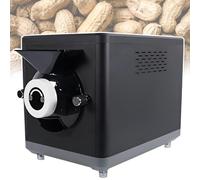 vnmudzeo Tostadora AutomáTica De Café para Restaurantes, Control TáCtil, para Hoteles, Ajuste De Temperatura De 100-250 °C Black