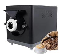 vnmudzeo Tostadora De Café AutomáTica De 1000 G - Pantalla Digital, Ajuste De 100-250 °C, para CafeteríAs, Restaurantes, Oficinas En Casa Black
