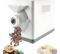 vnmudzeo Tostadora De Café con Pantalla Digital - Control TáCtil Inteligente, Ajuste De 100-250 °C, Temporizador De 5-60 Minutos, Capacidad De 1000 G White